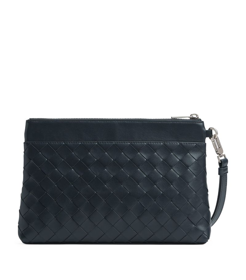 Bottega Veneta Bottega Veneta Leather Intrecciato Prism Pouch