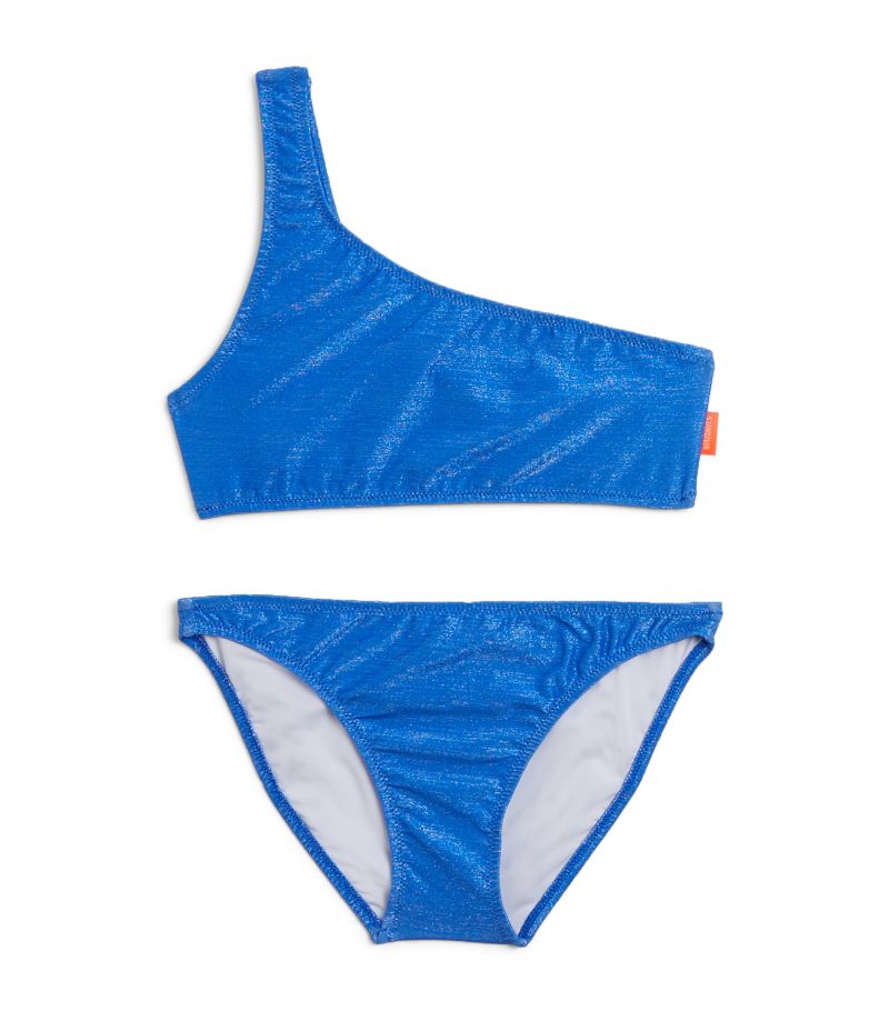  Sunuva Metallic One-Shoulder Bikini (1-14 Years)