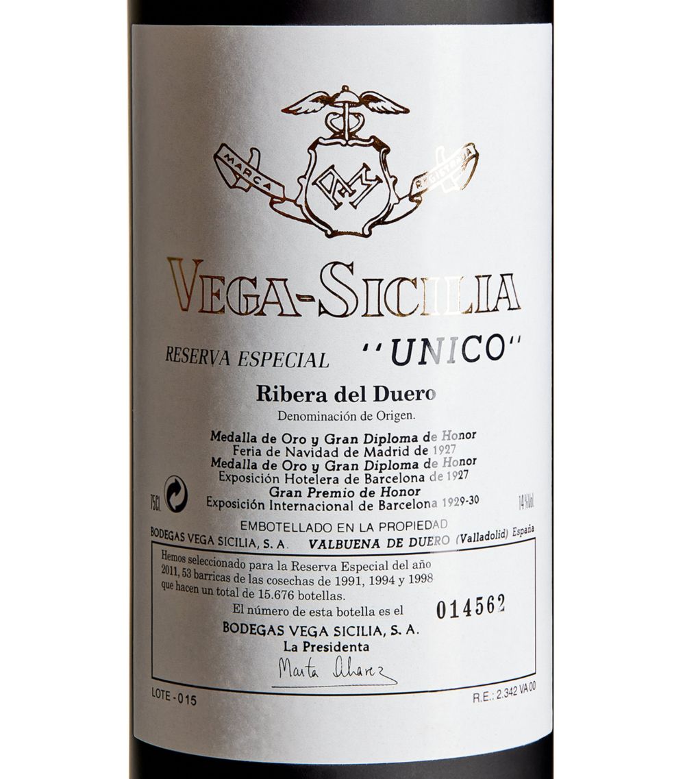 Vega Sicilia Vega Sicilia Reserva Especial 91 94 98 2011 (75cl) - Ribera del Duero, Spain