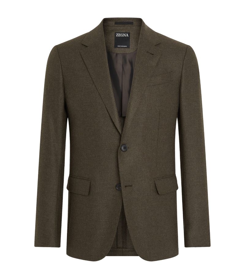 zegna Zegna Oasi Cashmere Single-Breasted Blazer