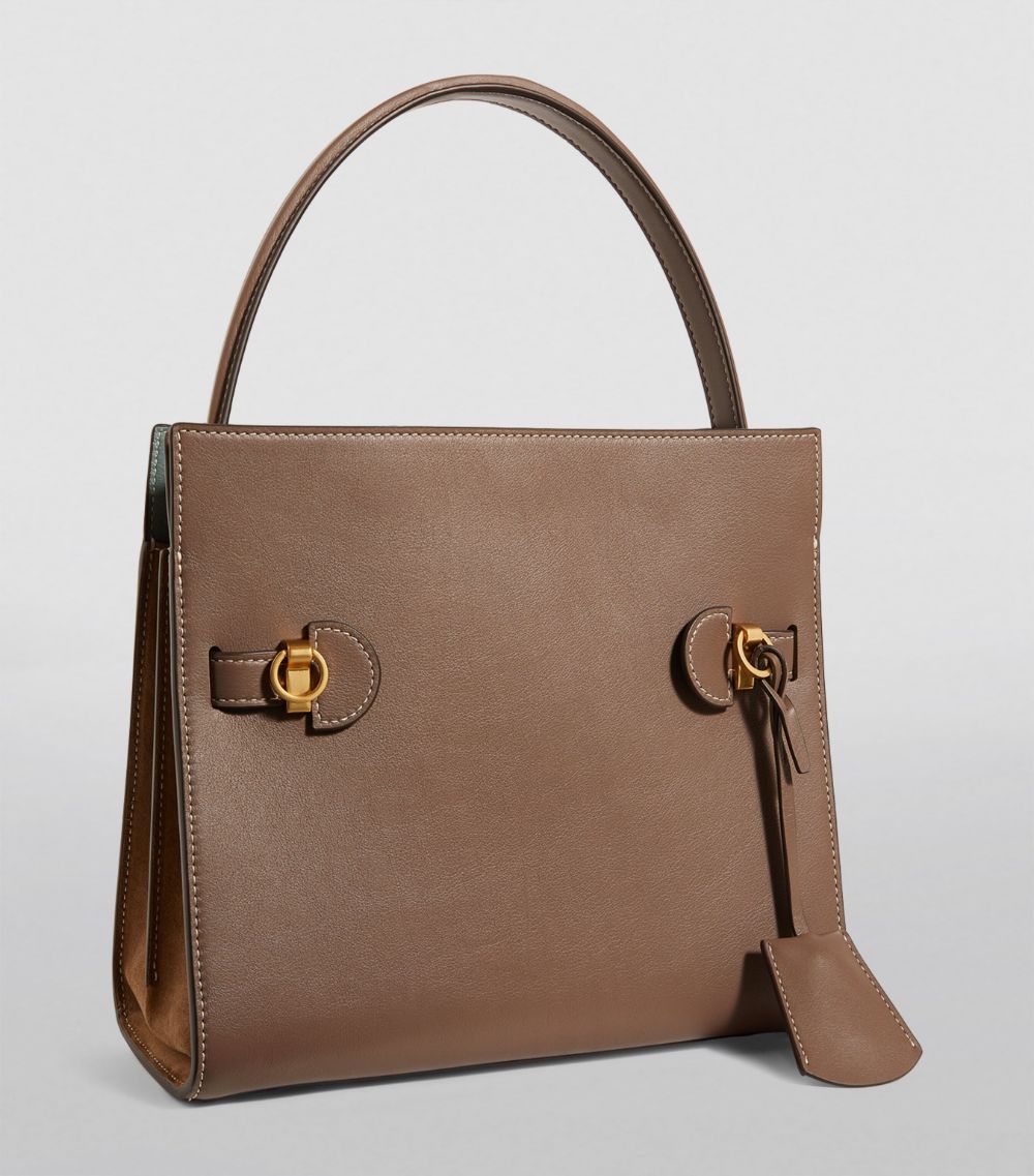 Tory Burch Tory Burch Small Leather Lee Radziwill Tote Bag