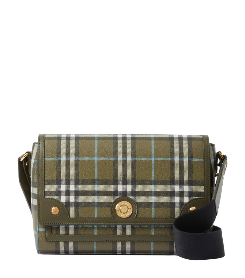 Burberry Burberry Check-Print Note Cross-Body Bag