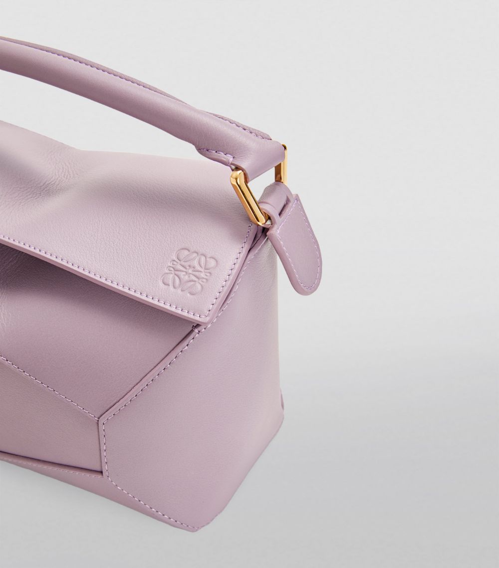 Loewe Loewe Small Leather Puzzle Edge Top-Handle Bag