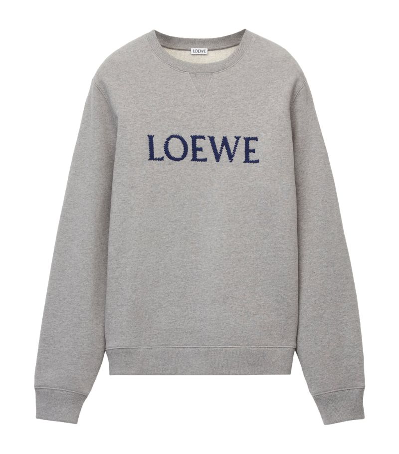 Loewe Loewe Embroidered Logo Sweatshirt