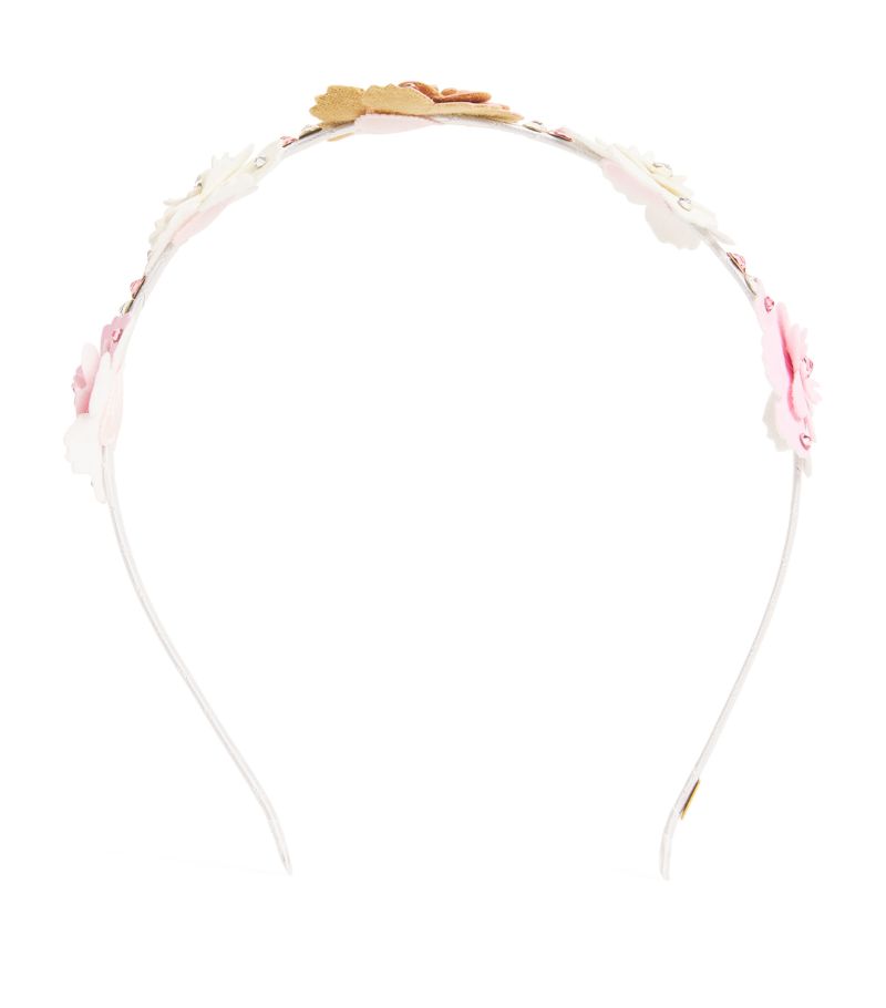 Bari Lynn Bari Lynn Crystal-Embellished Floral Headband