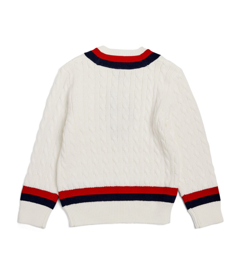 Ralph Lauren Kids Ralph Lauren Kids Cotton Cable-Knit Cricket Sweater (2-7 Years)