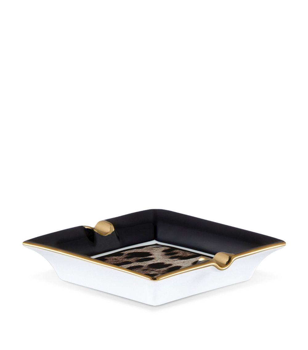  Dolce & Gabbana Casa Porcelain Leopard Ashtray