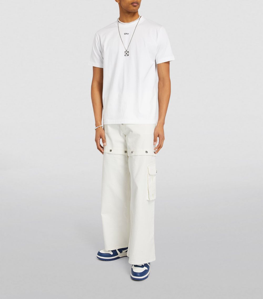 OFF-WHITE Off-White Detachable Wide-Leg Jeans