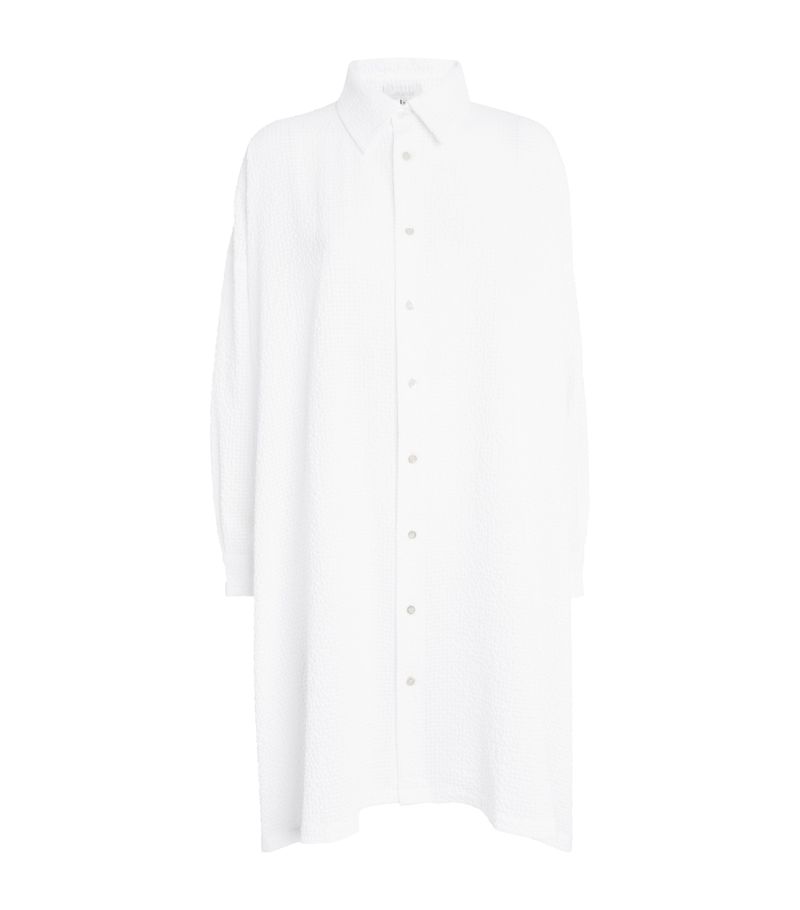 Eskandar Eskandar Cotton Seersucker Shirt Dress