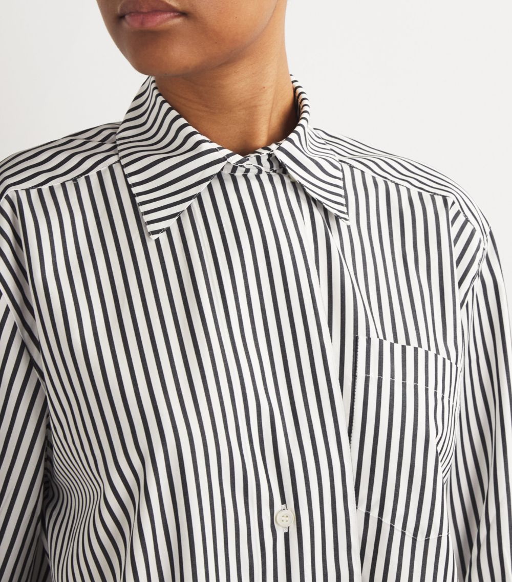  House Of Dagmar Organic Cotton Asymmetric Shirt