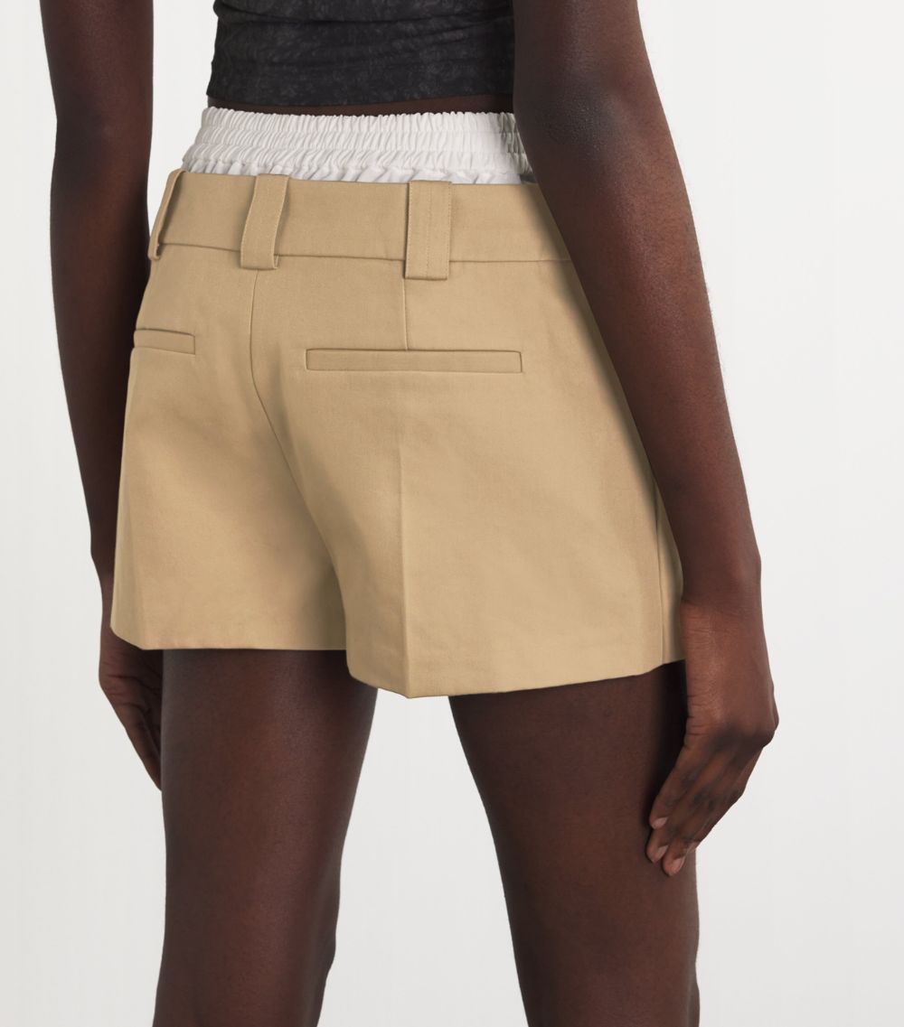 Alexander Wang Alexander Wang Boxer-Insert Pleated Skort