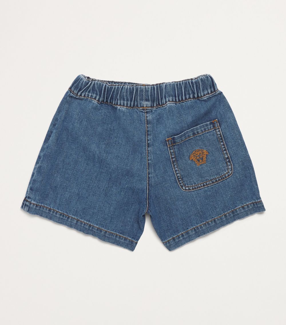 Young Versace Versace Kids Denim Shorts (4-14 Years)