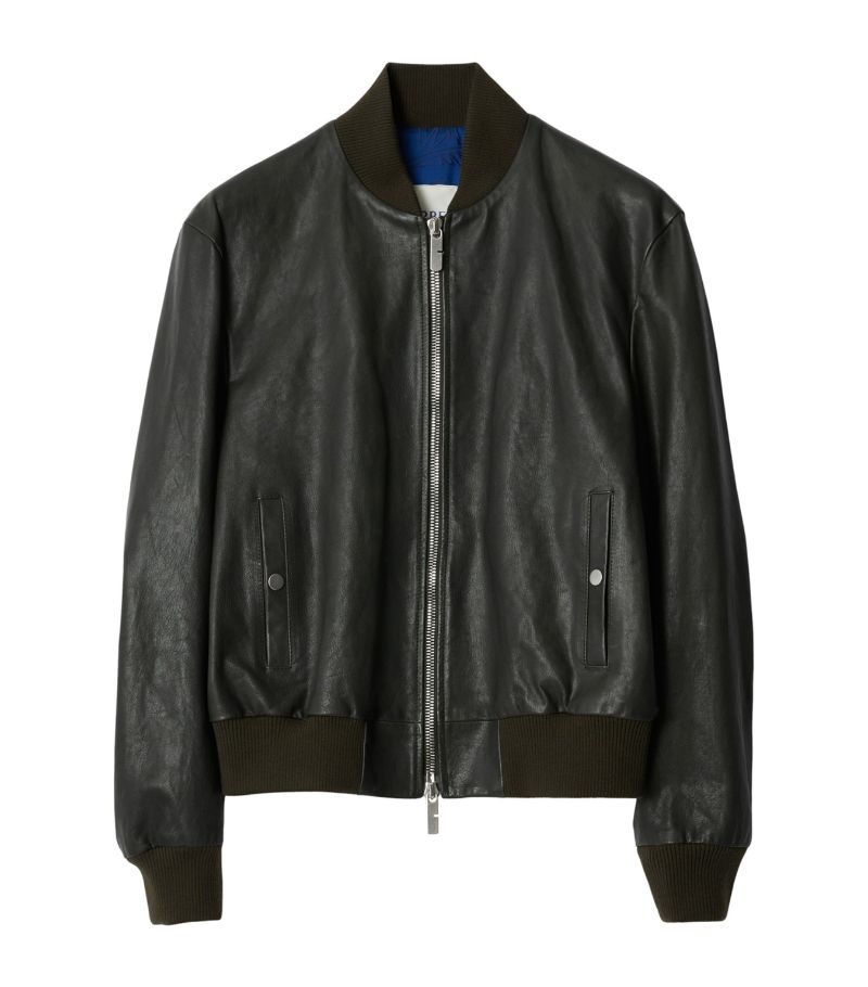 Burberry Burberry Leather Bomber Jacket