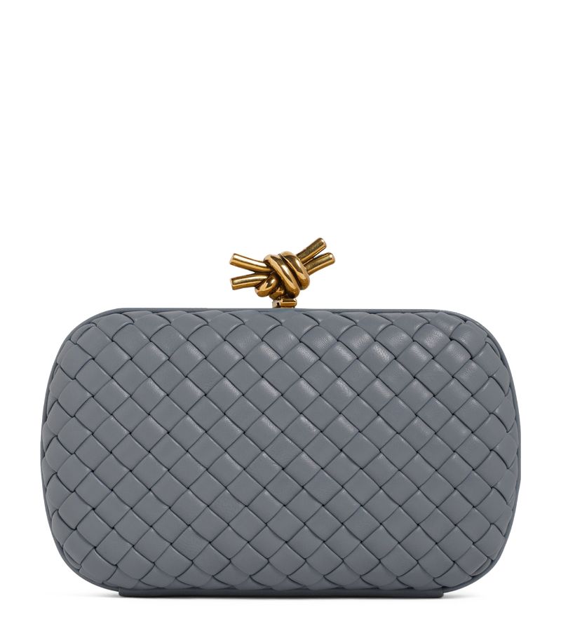 Bottega Veneta Bottega Veneta Leather Knot Minaudiere Clutch Bag