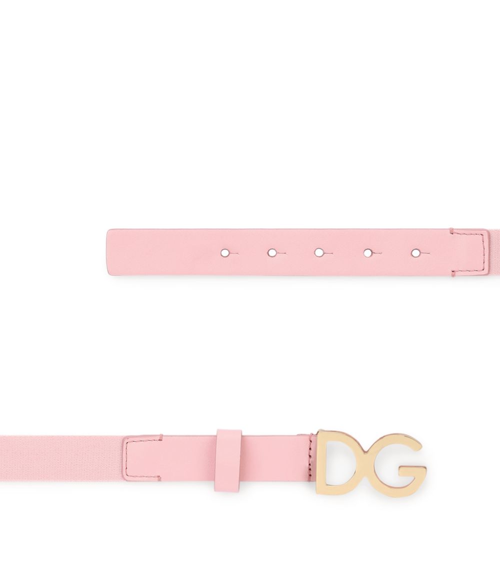 Dolce & Gabbana Dolce & Gabbana Kids Logo Belt