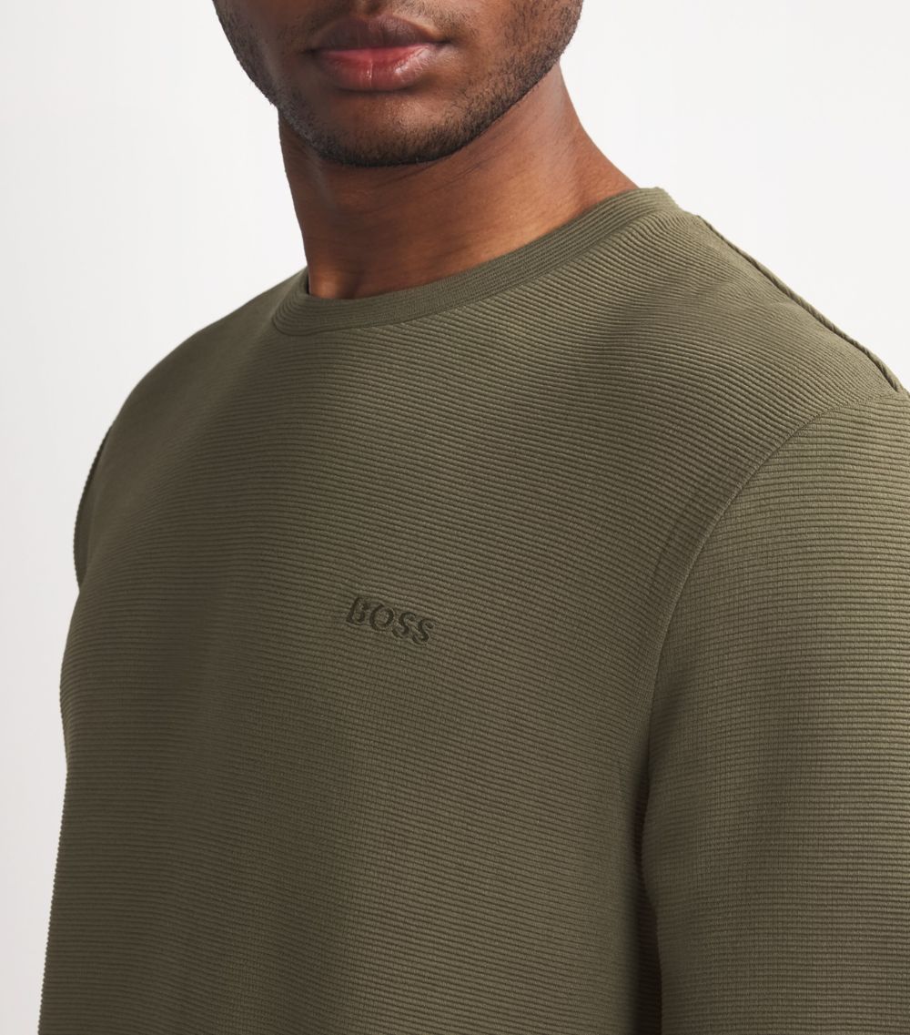 BOSS Boss Ribbed Logo Lounge T-Shirt