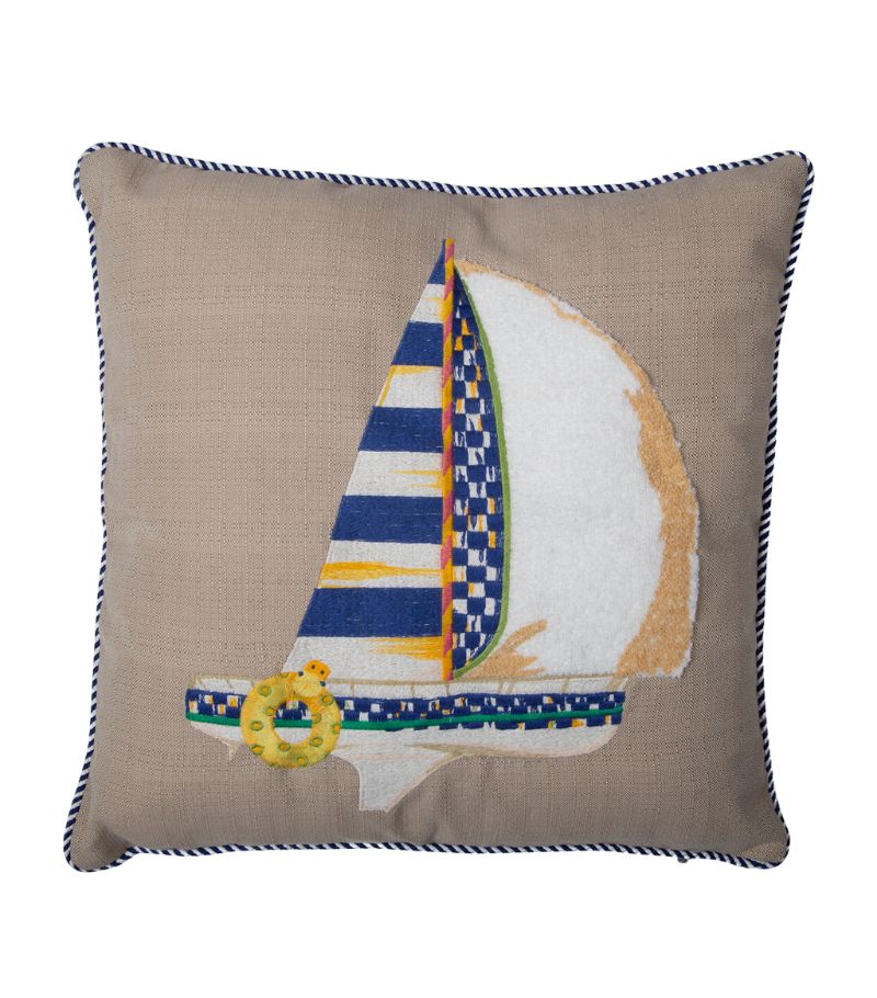 Mackenzie-Childs Mackenzie-Childs Sailboat Cushion (40Cm X 40Cm)