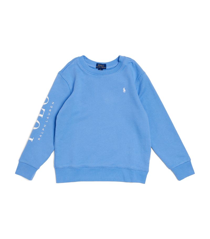 Ralph Lauren Kids Ralph Lauren Kids Cotton-Blend Logo Sweater (6-14 Years)