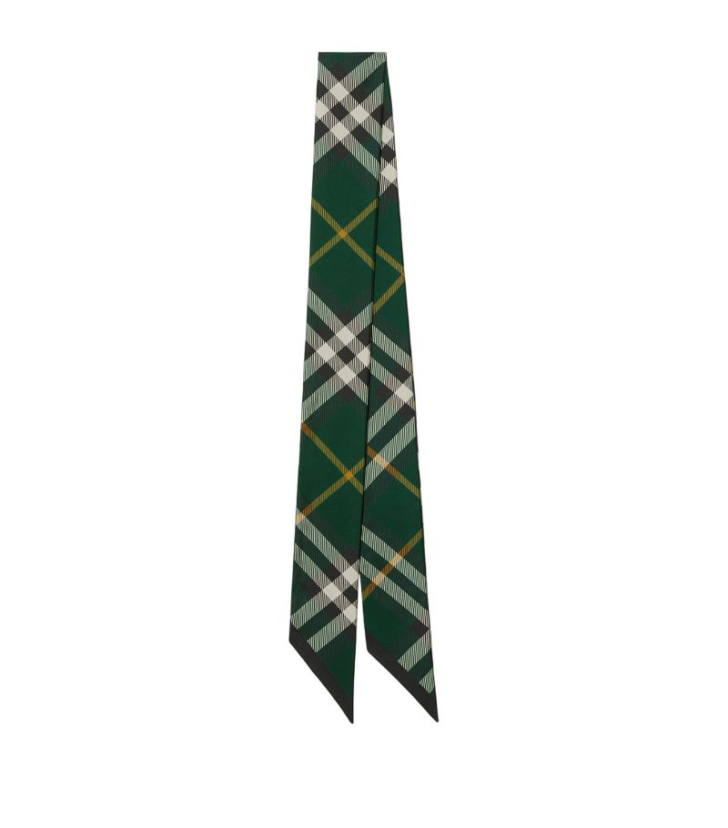 Burberry Burberry Silk Check Skinny Scarf