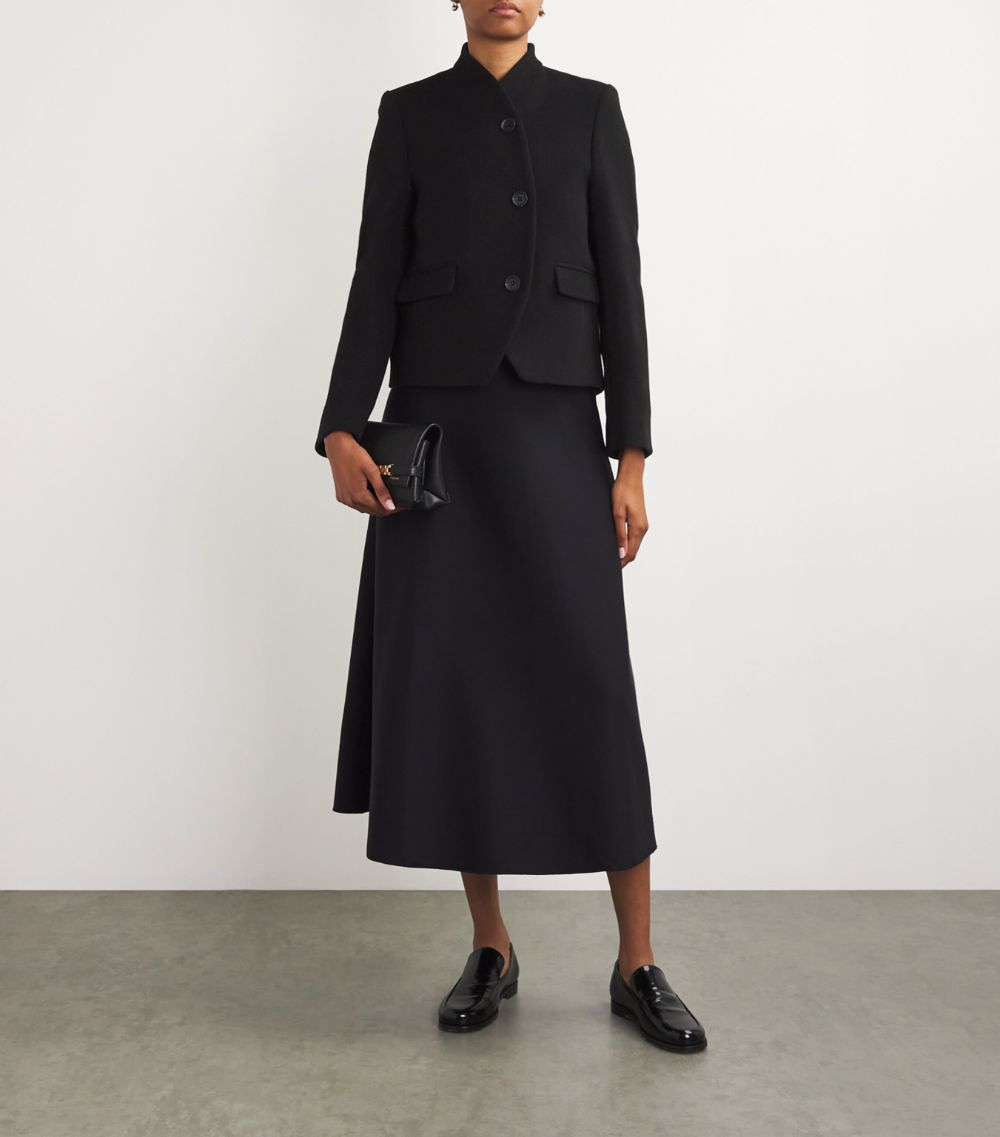  House Of Dagmar Wool-Blend Curved Jacket