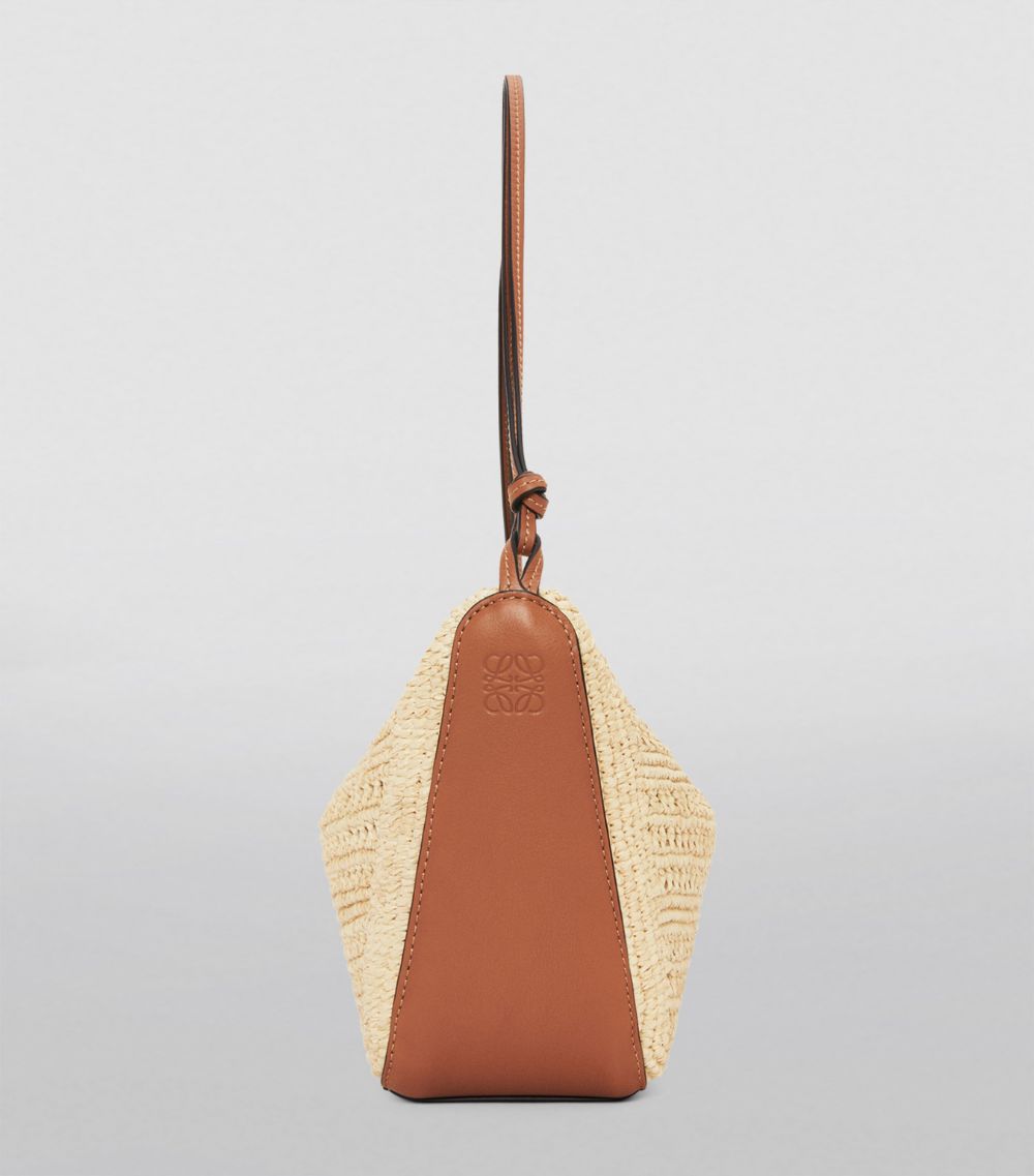 Loewe Loewe X Paula'S Ibiza Mini Raffia Hammock Shoulder Bag