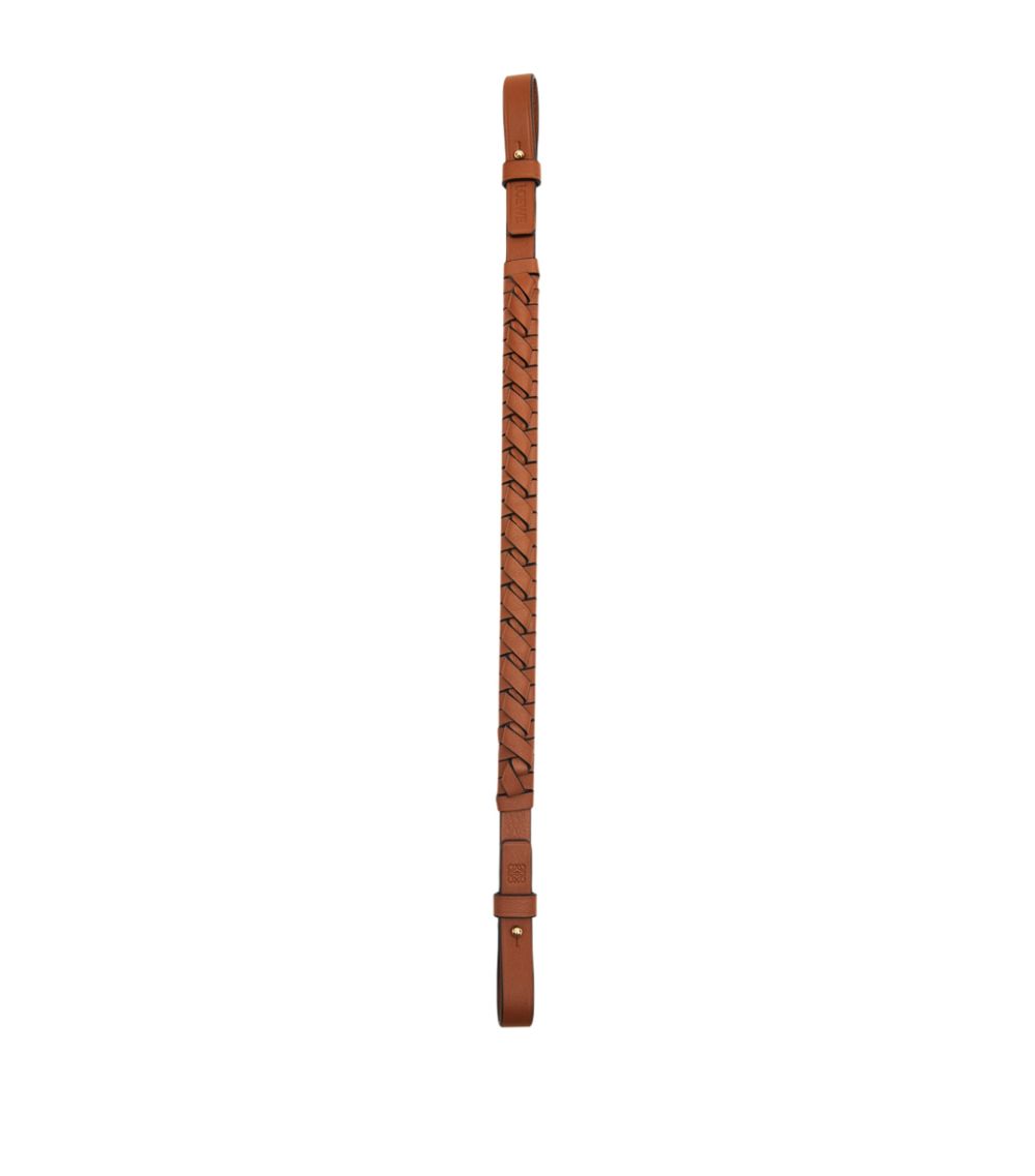 Loewe Loewe Leather Woven Spiral Strap