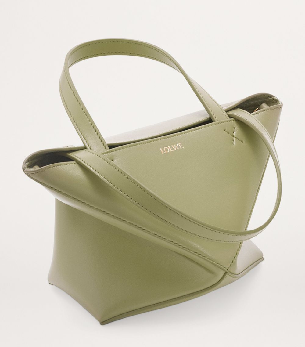 Loewe Loewe Mini Leather Puzzle Fold Tote Bag