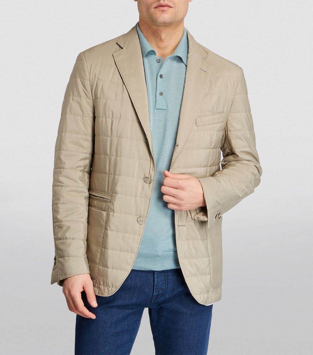 Corneliani Corneliani Waterproof Quilted Blazer