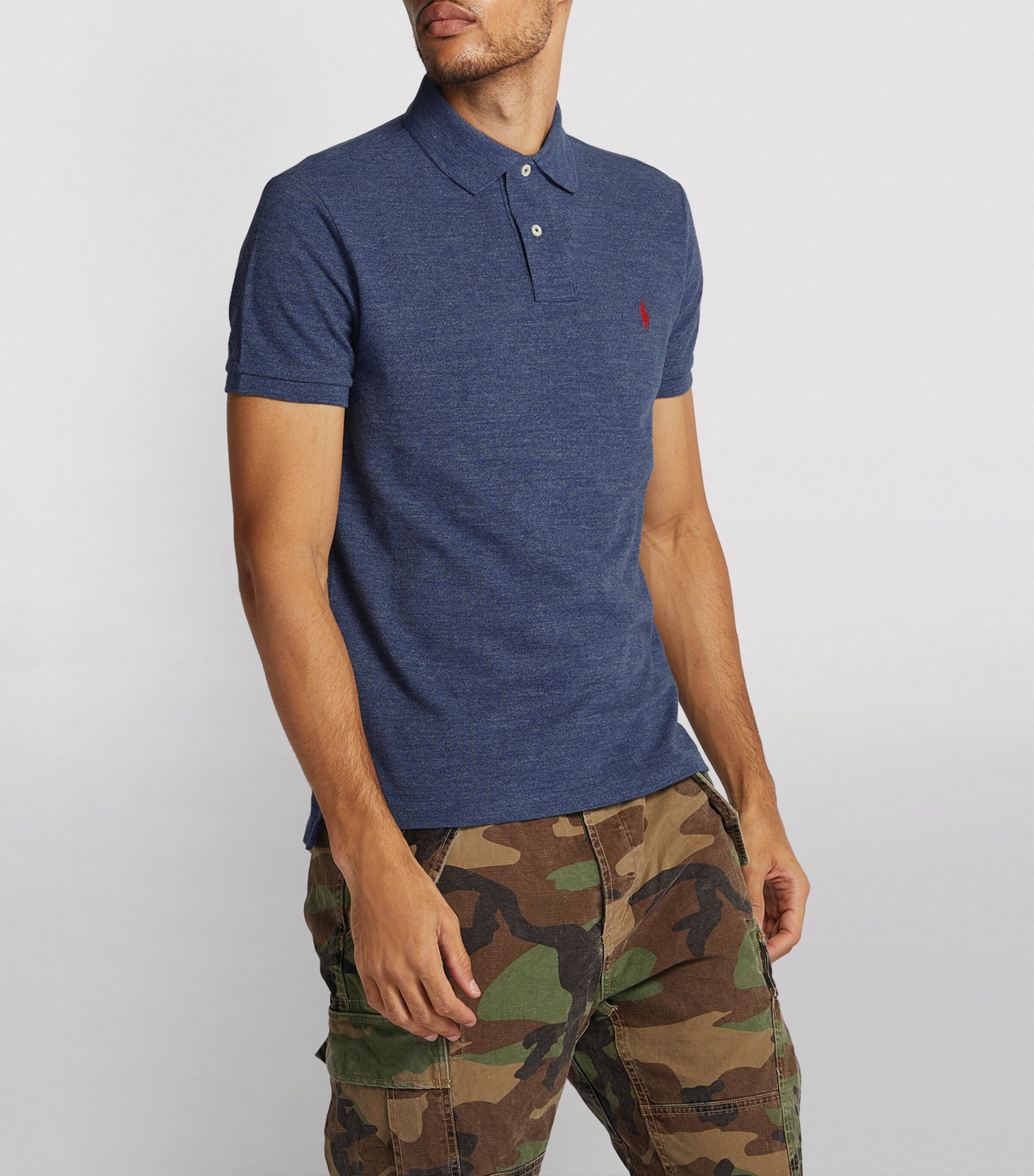 Polo Ralph Lauren Polo Ralph Lauren Cotton Mesh Slim-Fit Polo Shirt