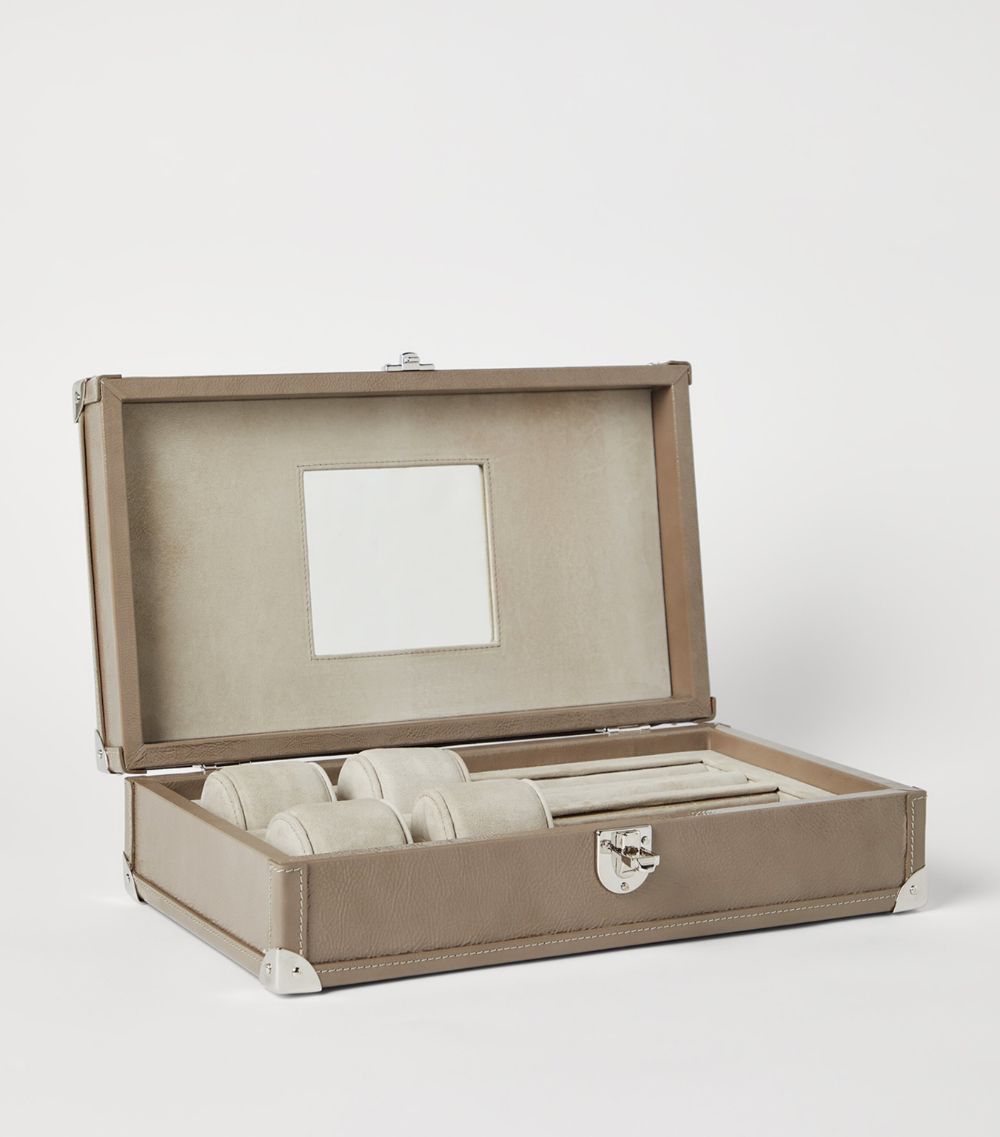 Brunello Cucinelli Brunello Cucinelli Sleek Leather Jewellery Case