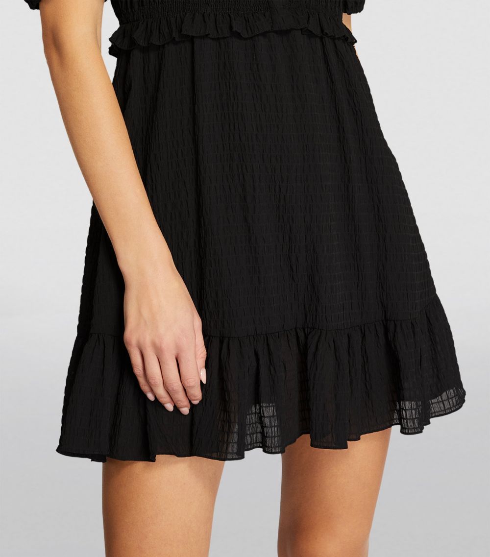  Sandro Smocked Mini Dress