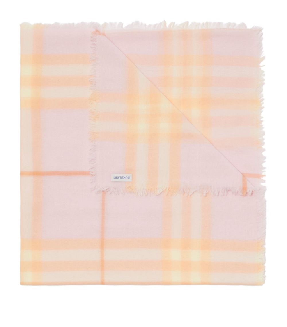 Burberry Burberry Wool Check Scarf