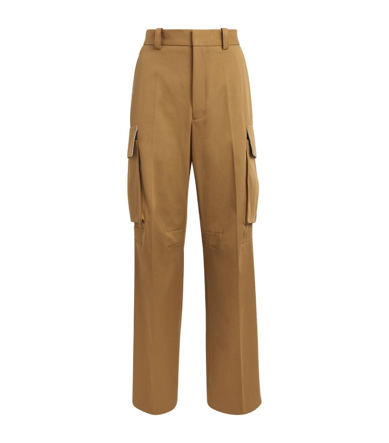 Victoria Beckham Victoria Beckham Cotton Cargo Trousers