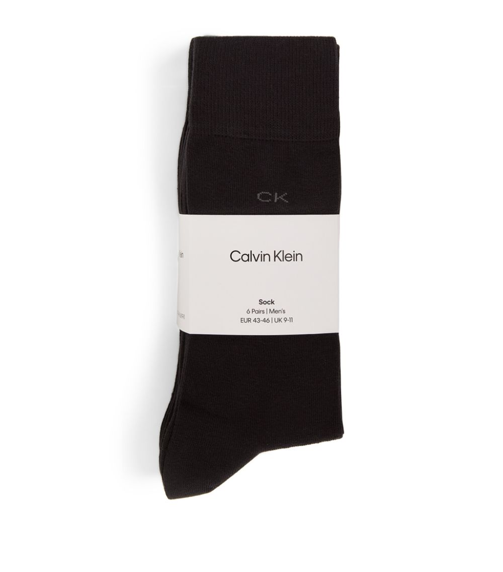 Calvin Klein Calvin Klein Logo Socks (Pack Of 6)