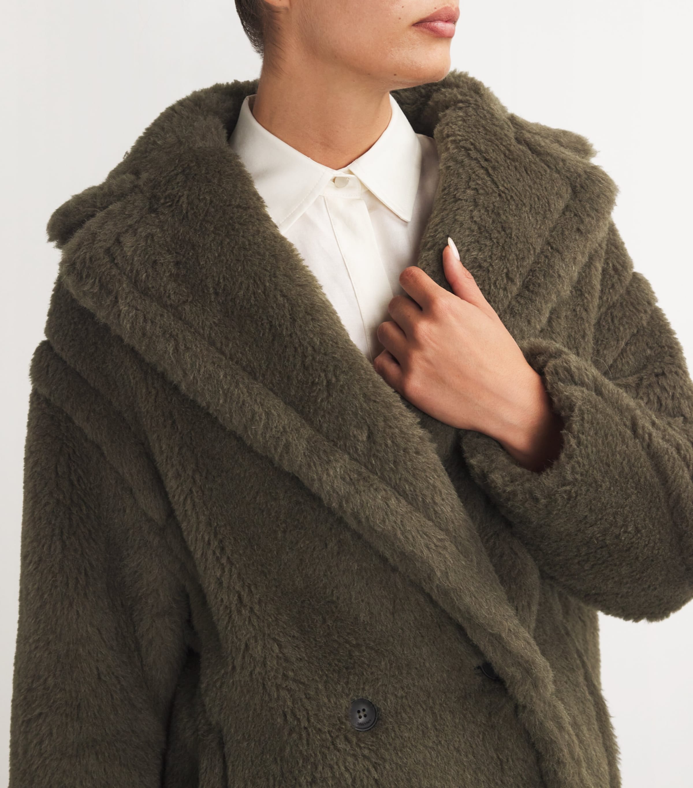 Max Mara Max Mara Alpaca-Virgin Wool Coat