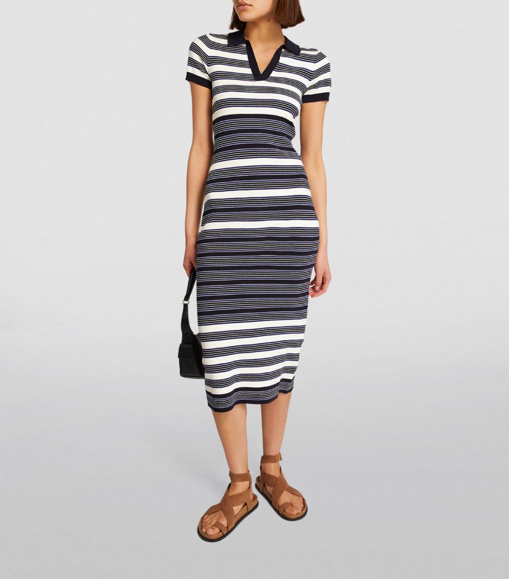  Claudie Pierlot Cotton-Cashmere Midi Dress