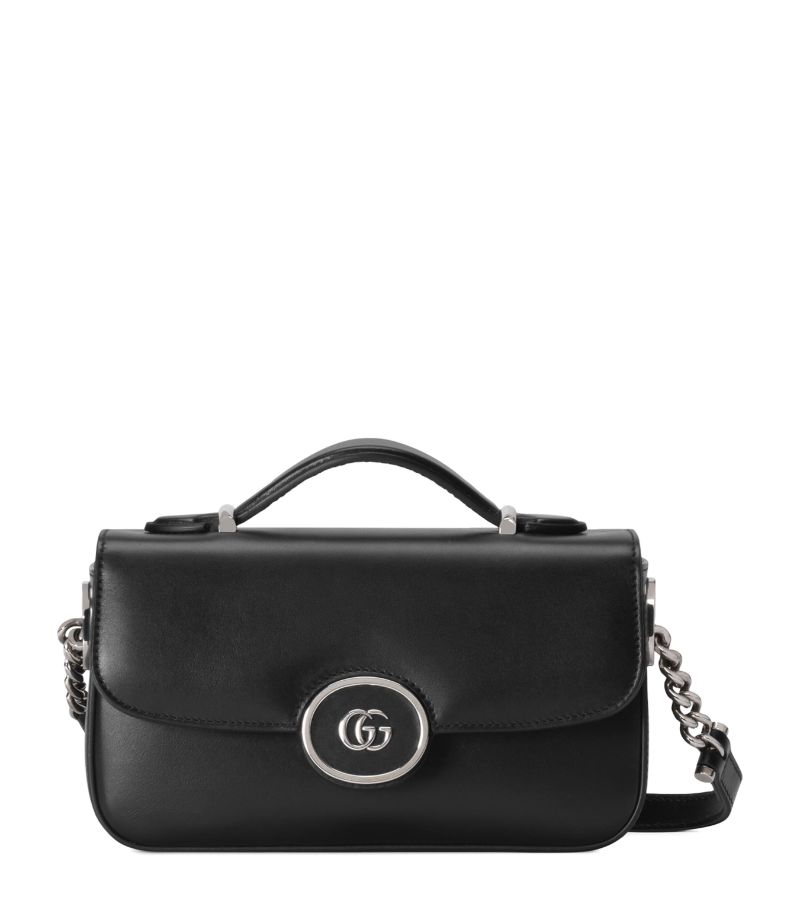 Gucci Gucci Mini Leather Petite Gg Shoulder Bag