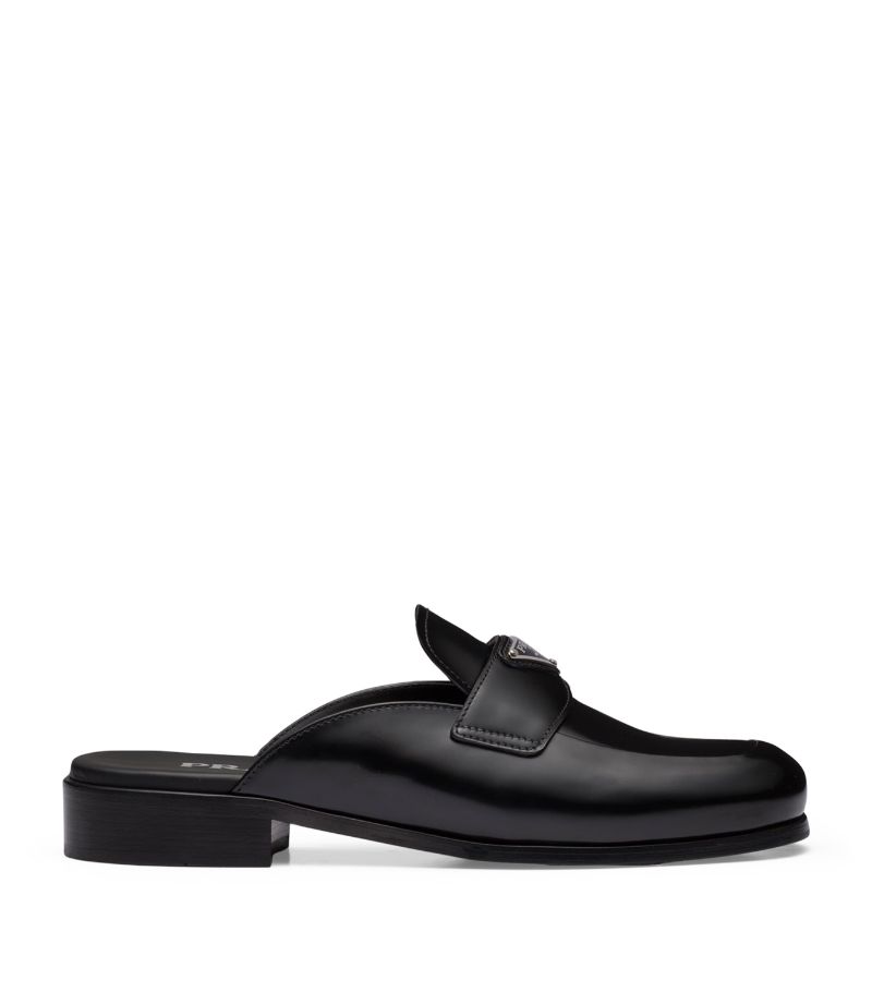 Prada Prada Brushed Leather Mules 75