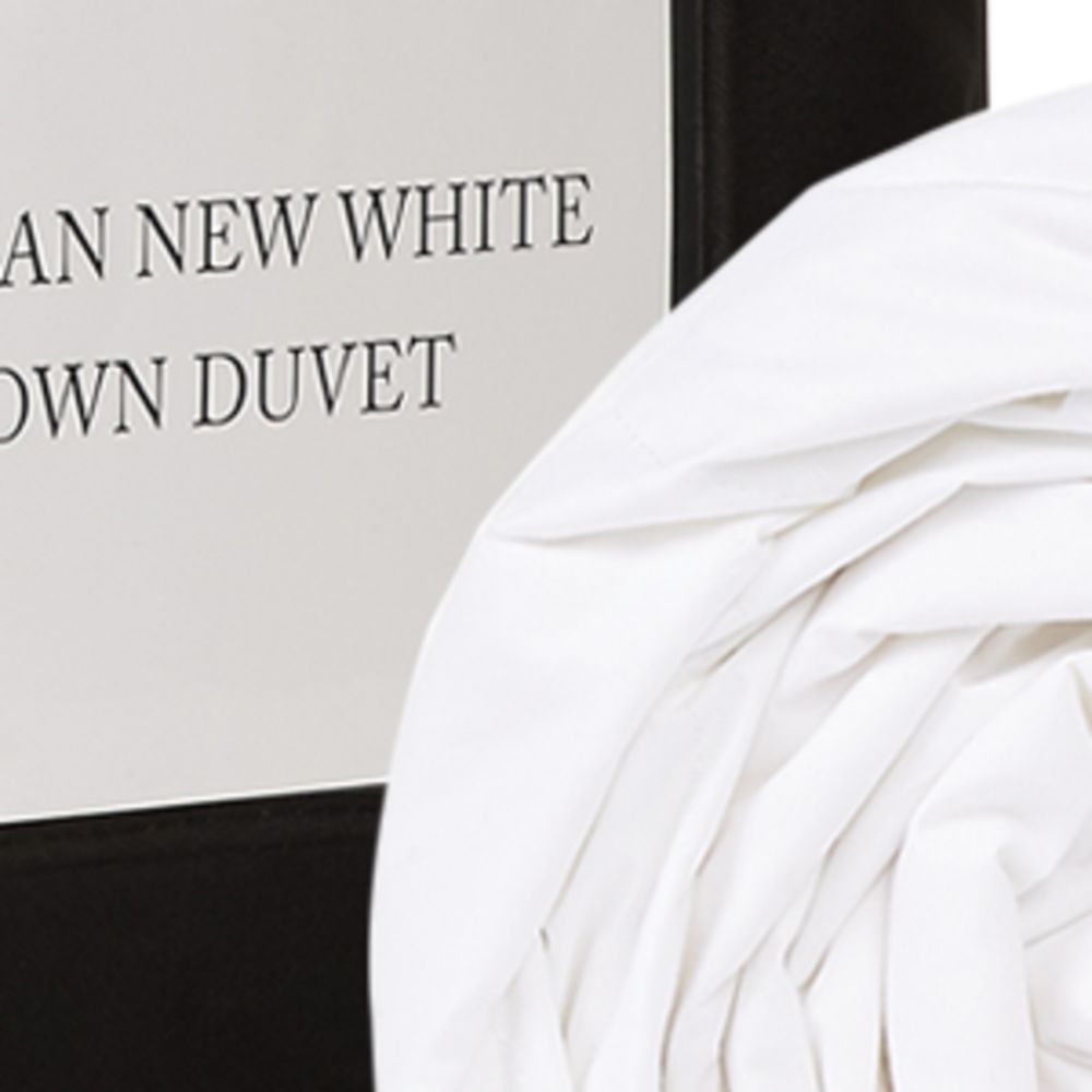 Harrods Of London Harrods Of London Single 90% Hungarian New White Goose Down Duvet (4.5 Tog)