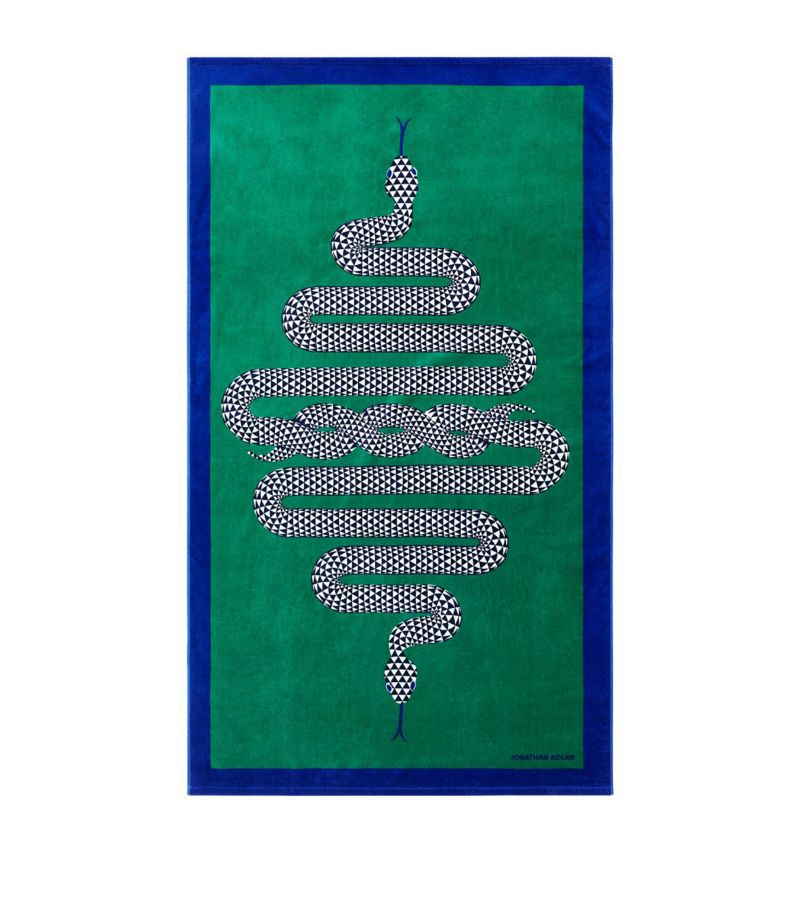 Jonathan Adler Jonathan Adler Snake Print Beach Towel