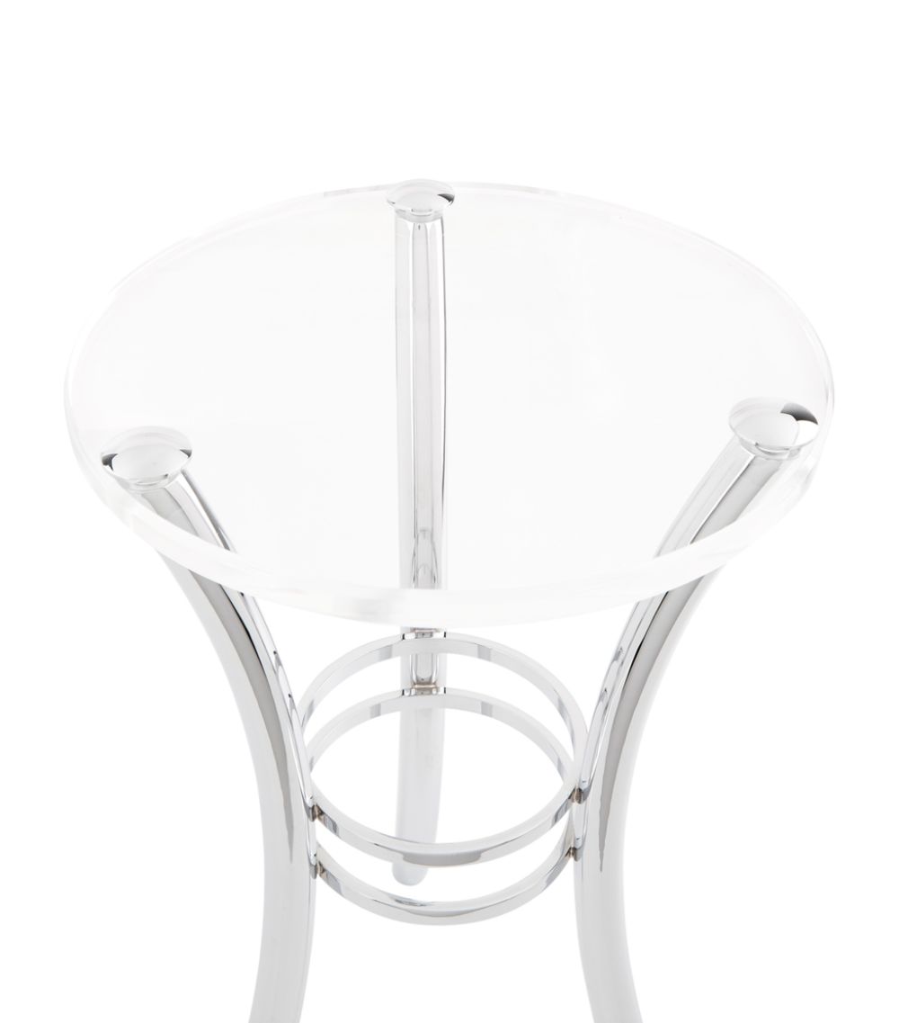 Zodiac Zodiac Acrylic Chrome Stool