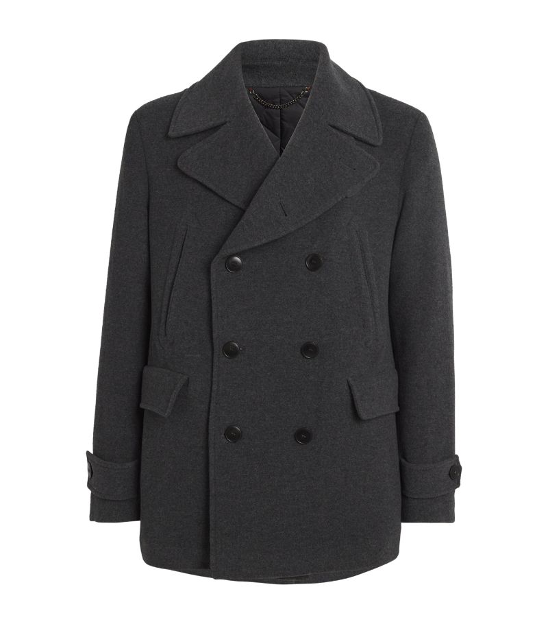 Canali Canali Wool-Cashmere Pea Coat