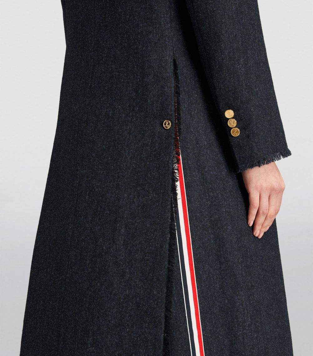 Thom Browne Thom Browne Wide-Lapel Overcoat