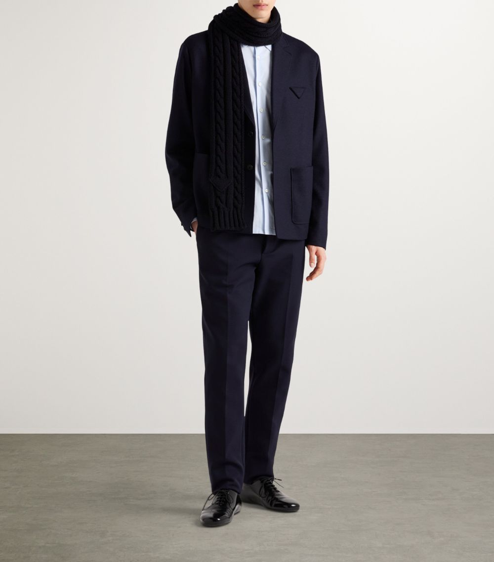 Prada Prada Wool Single-Breasted Blazer