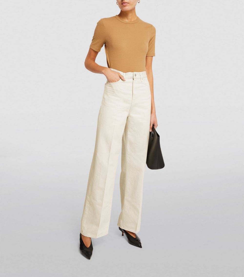 Toteme Toteme Organic Cotton Wide-Leg Jeans