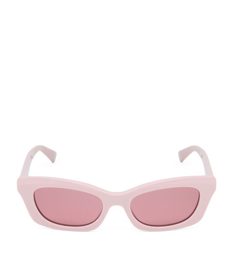 Alexander McQueen Alexander Mcqueen Logo Geometric Sunglasses