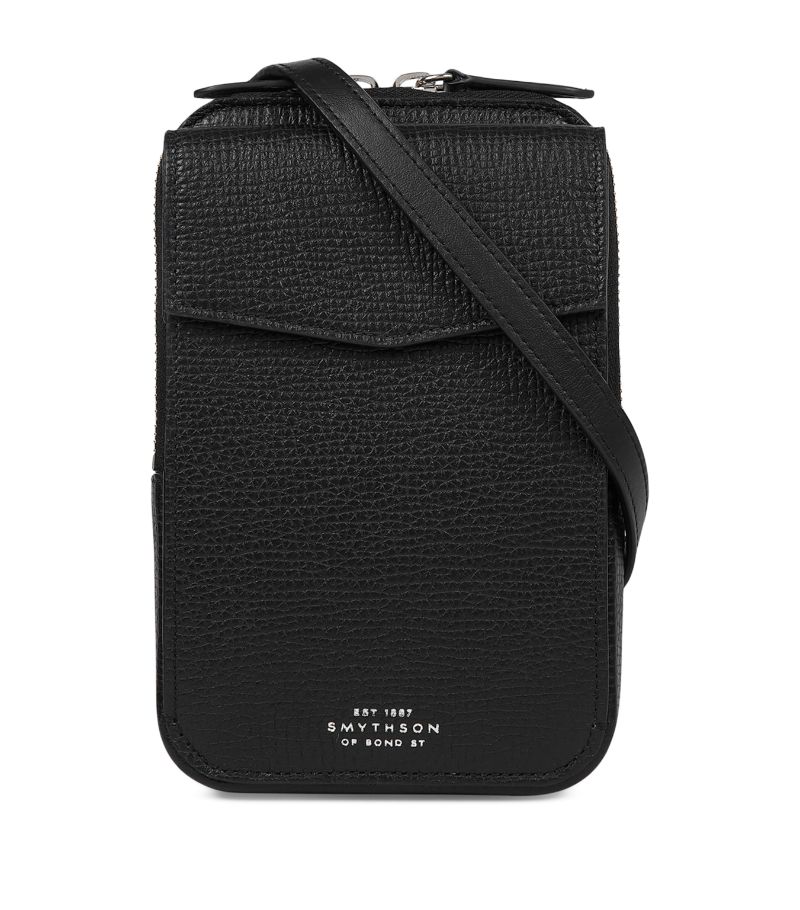 Smythson Smythson Leather Cross-Body Pouch