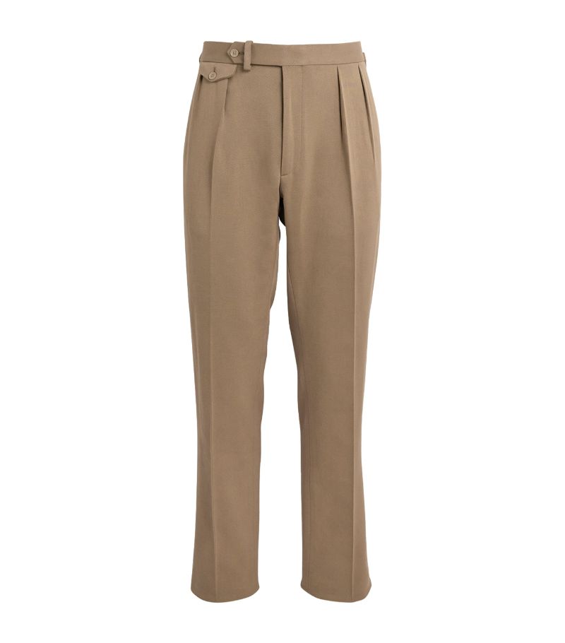 Ralph Lauren Purple Label Ralph Lauren Purple Label Cotton-Wool Twill Tailored Trousers