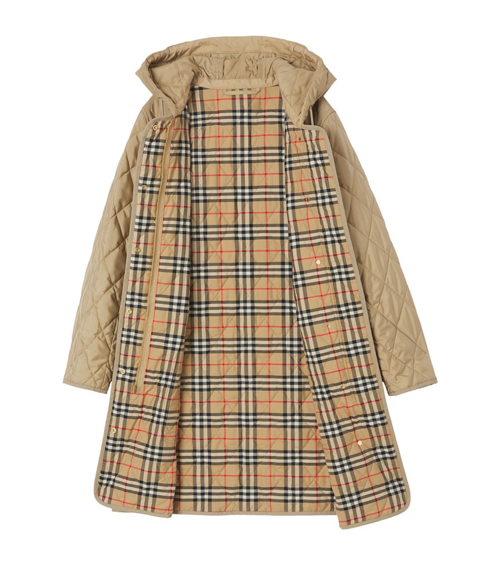 Burberry Burberry Quilted Hooded Coat