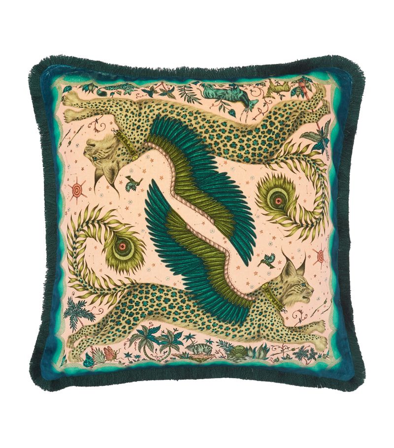 Emma J Shipley Emma J Shipley Velvet Lynx Cushion (46Cm X 46Cm)